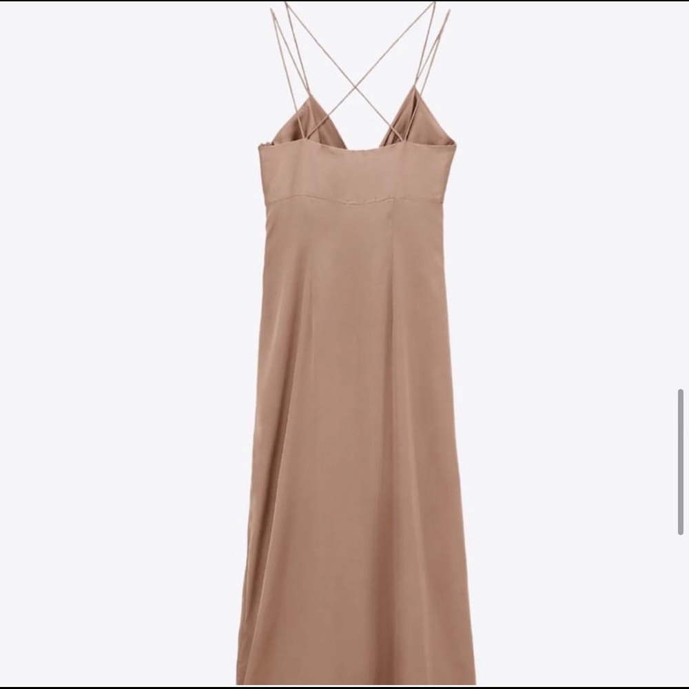 ZARA Knotted Slip Dress - Picture 11 of 16